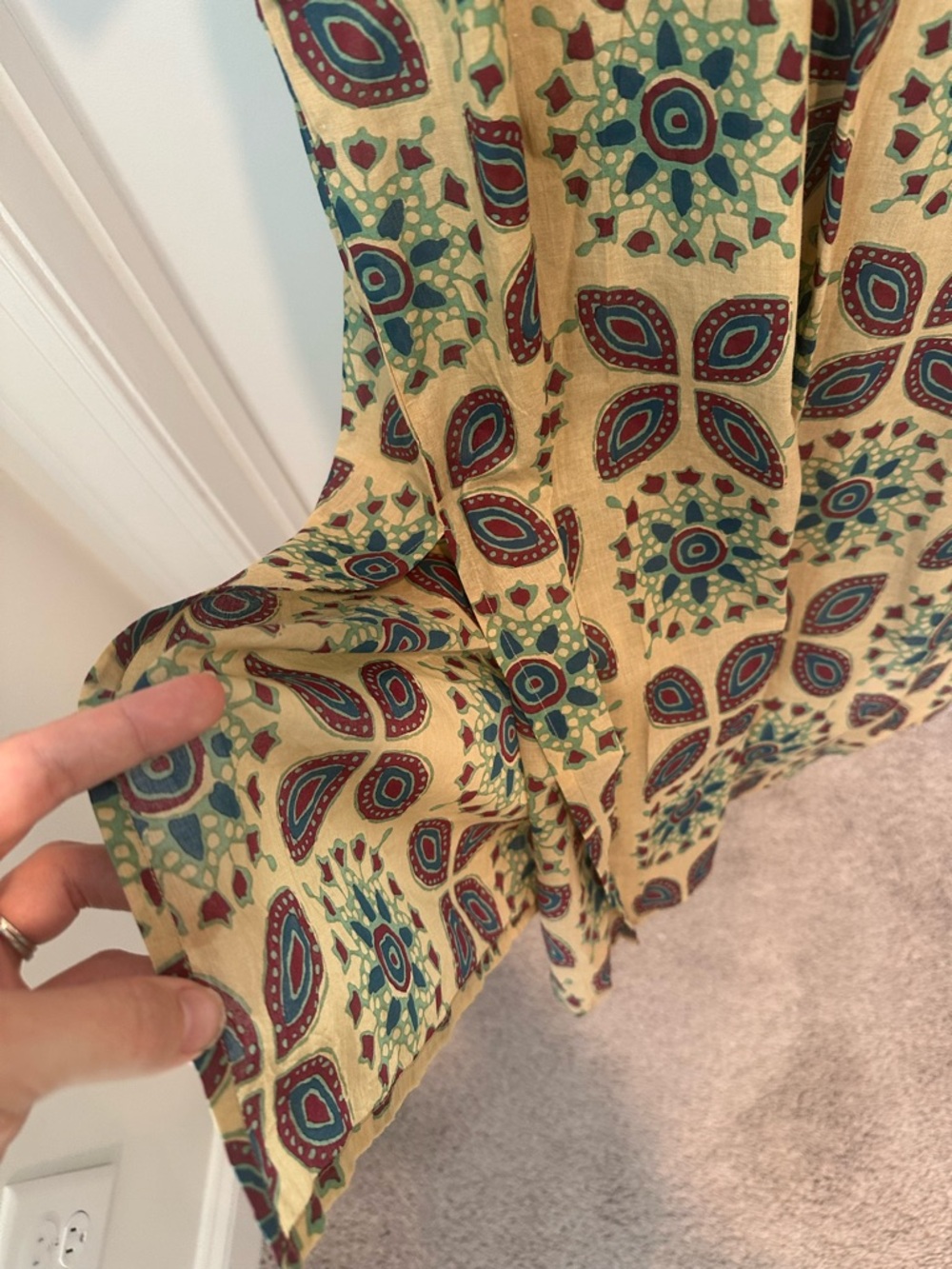 NWT Livro Classic Kurta Midi Dress in Medallion Multi Print - Picture 5 of 8